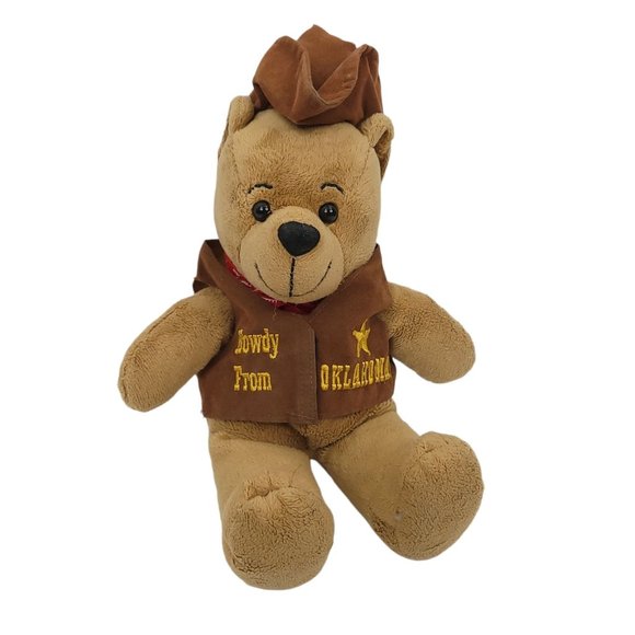 RGU Group Other - Zoona Teddy Bear Sheriff Plush Pellet Howdy From Oklahoma Cowboy 11" Stuffed Toy